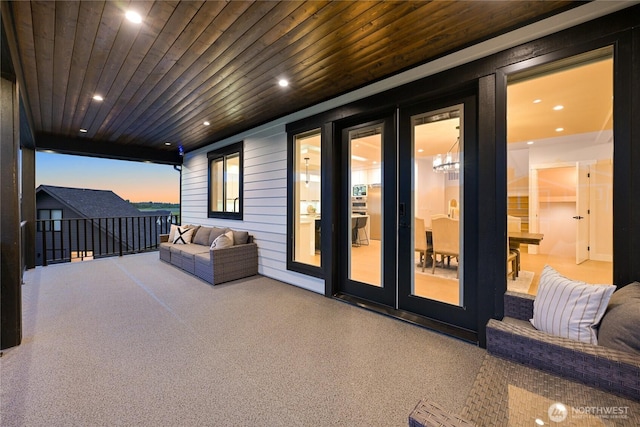 1750 Farmview Ter, Lynden, WA 98264 - view of patio featuring a balcony
