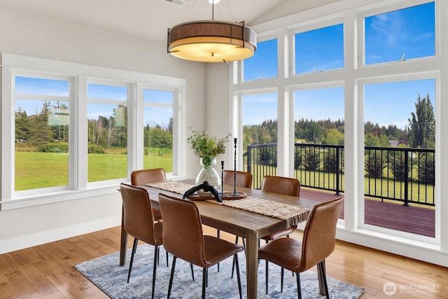 5754 W 26th Crst, Ferndale, WA 98248 - dining space featuring light wood finished floors and healthy amount of natural light