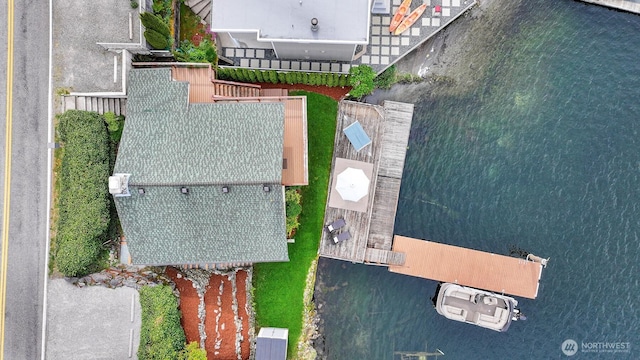 1414 Roy Rd, Bellingham, WA 98229 - bird's eye view of a large body of water