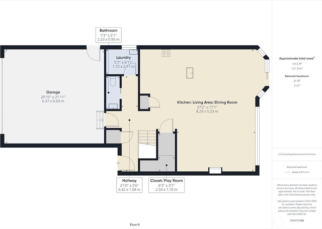 381 Lake Bay Loop SE, Ocean Shores, WA 98569 - floor plan / room layout