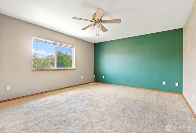 167 Wind River Rd, Chehalis, WA 98532 - carpeted spare room with ceiling fan and baseboards