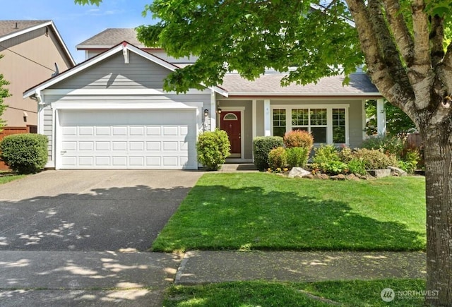 167 Wind River Rd, Chehalis, WA 98532 - view of front of home featuring driveway, a garage, and a front yard