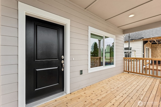 41 E Compass Ln, Allyn, WA 98524 - view of wooden deck