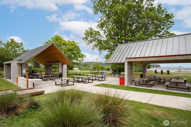 view of home's community with a gazebo