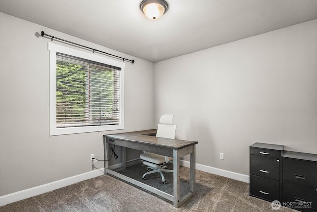 6410 83rd Avenue Ct W, University Place, WA 98467 - office space featuring baseboards and dark carpet