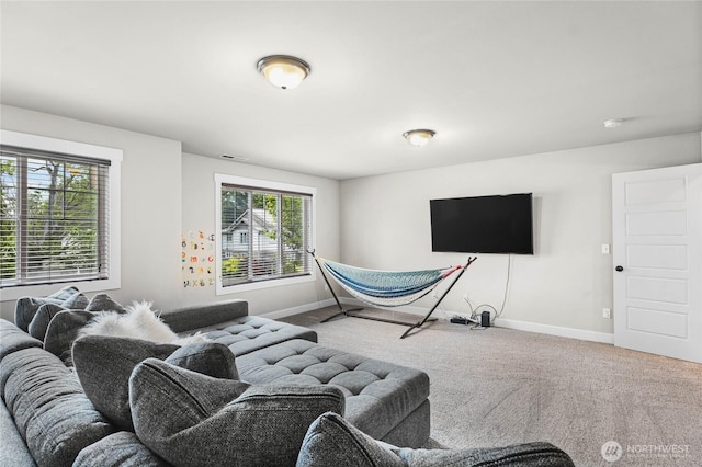 6410 83rd Avenue Ct W, University Place, WA 98467 - carpeted living room featuring baseboards