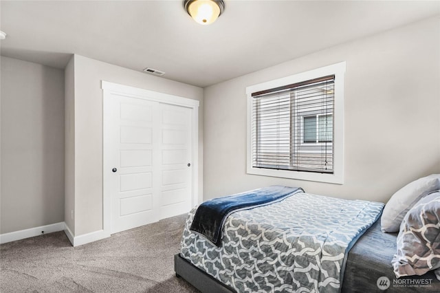 6410 83rd Avenue Ct W, University Place, WA 98467 - carpeted bedroom featuring baseboards and a closet