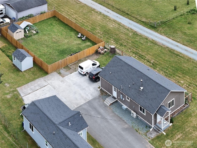 view of subject property