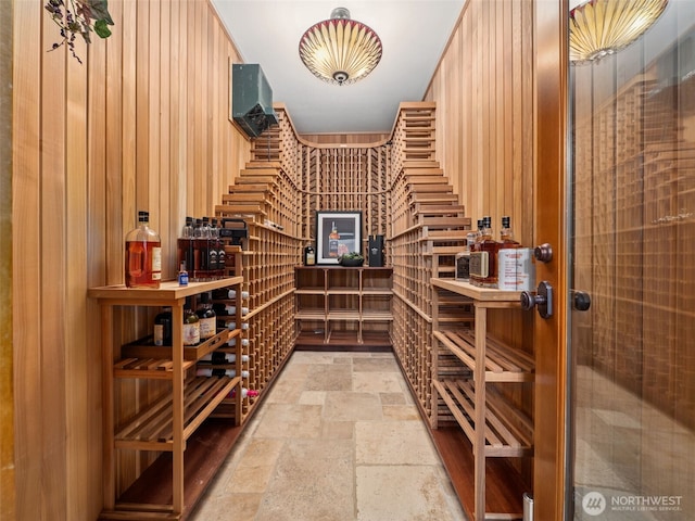 28235 SE 268th St, Ravensdale, WA 98051 - wine room with stone tile flooring