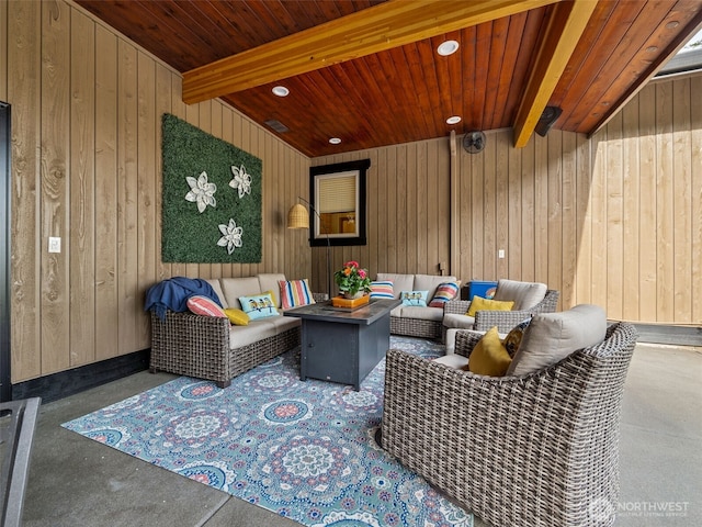 28235 SE 268th St, Ravensdale, WA 98051 - view of patio featuring an outdoor hangout area