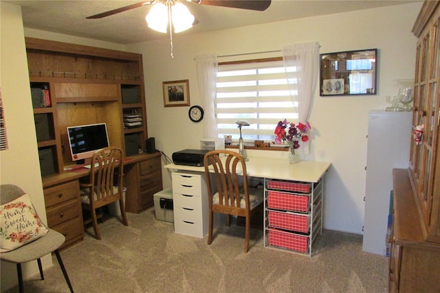 1427 100th St SW Unit 149, Everett, WA 98204 - carpeted office with ceiling fan