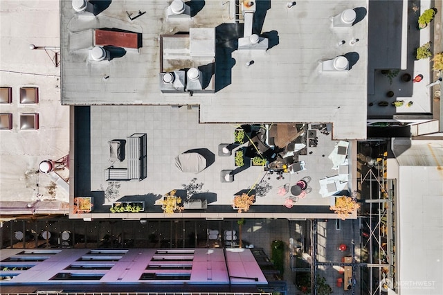drone / aerial view