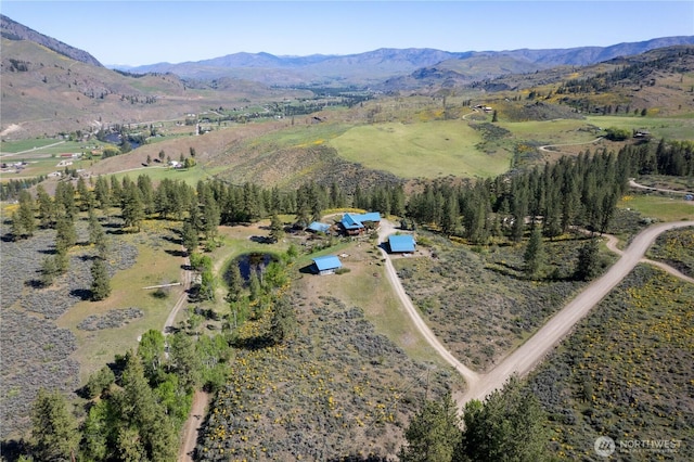 117 Vintin Rd, Carlton, WA 98814 - view of property location featuring rural landscape and a mountain backdrop