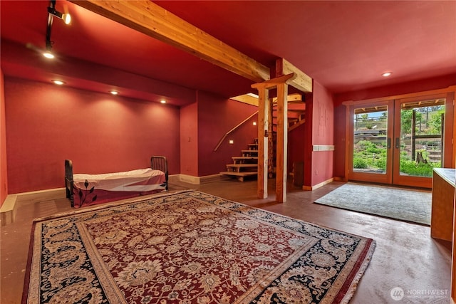 117 Vintin Rd, Carlton, WA 98814 - foyer featuring stairs, baseboards, and recessed lighting
