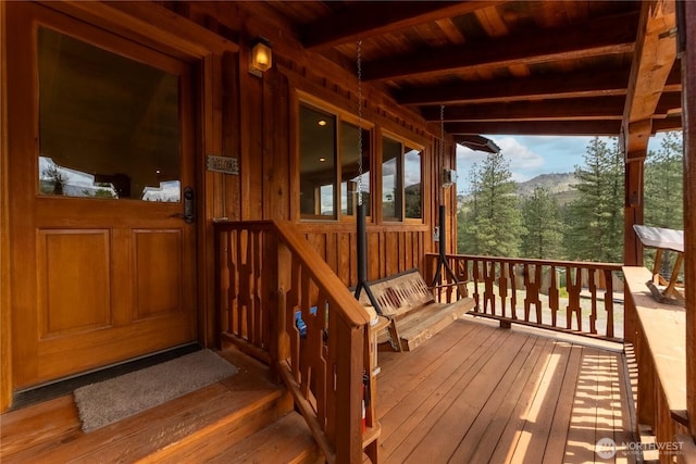 117 Vintin Rd, Carlton, WA 98814 - view of wooden terrace