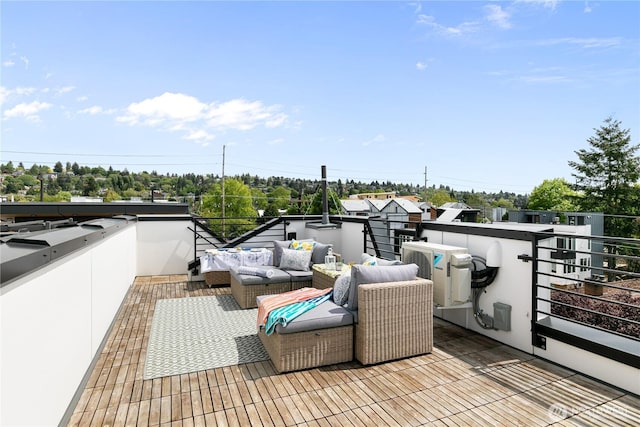 916NW 56th St Unit G, Seattle, WA 98107 - view of wooden terrace