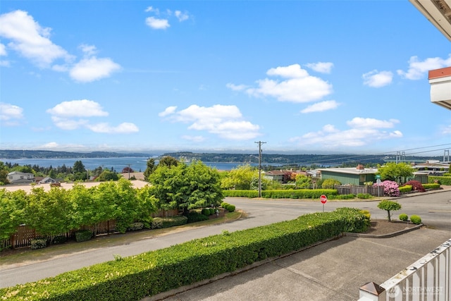 7618 19th St W, Tacoma, WA 98466 - water view featuring fence