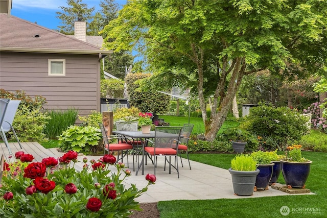 1241 Cherry Ave NE, Bainbridge Island, WA 98110 - view of patio / terrace with a deck and outdoor dining area
