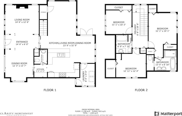 1241 Cherry Ave NE, Bainbridge Island, WA 98110 - property floor plan