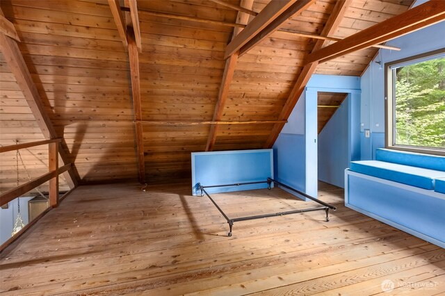 140 Sunstone Rd, Packwood, WA 98361 - bonus room with wood-type flooring and wooden ceiling