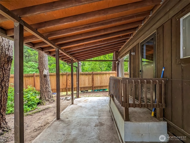 140 Sunstone Rd, Packwood, WA 98361 - view of patio / terrace with a fenced backyard