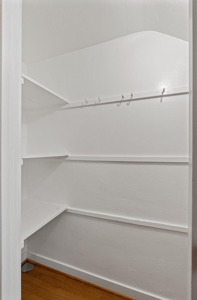 view of storage area