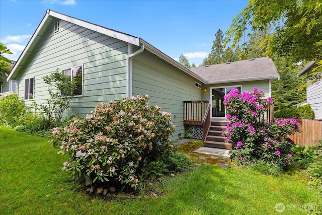 2323 Baird Ave, Snohomish, WA 98290 - rear view of house featuring a wooden deck