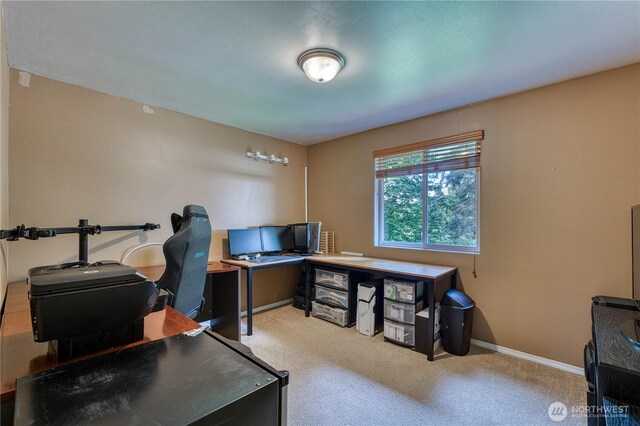 20282 NW Cedar Ln, Poulsbo, WA 98370 - office space with carpet floors and baseboards