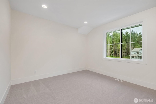 43268 SE 145th Pl, North Bend, WA 98045 - empty room featuring carpet flooring, baseboards, and recessed lighting