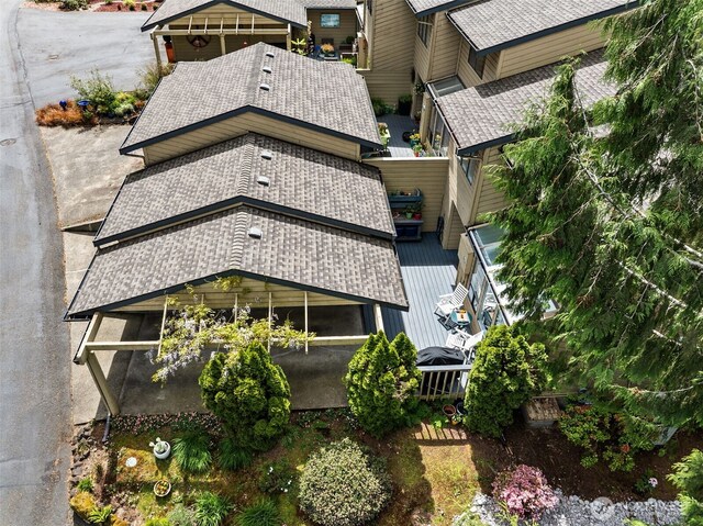 view of subject property