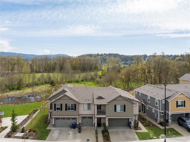 view of subject property