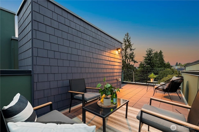 1523 N 39th St, Seattle, WA 98103 - view of deck at dusk