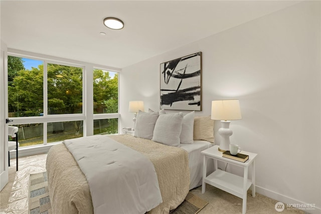 1523 N 39th St, Seattle, WA 98103 - carpeted bedroom with baseboards