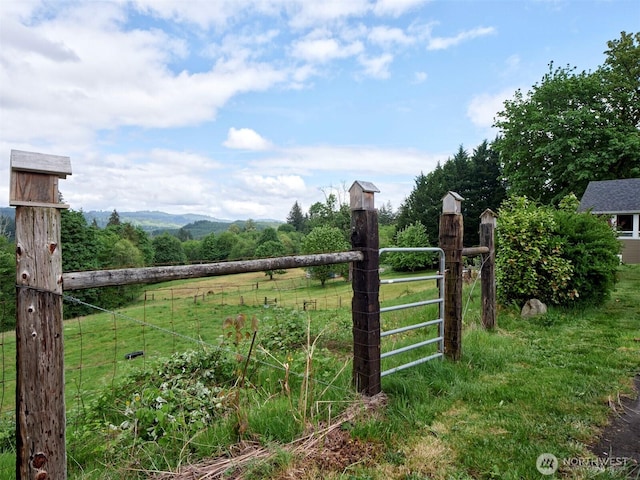 13708 401st Way, Amboy, WA 98601 - gate with fence and a view of countryside