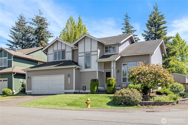23603 SE 267th Pl, Maple Valley, WA 98038 - view of front of house featuring asphalt driveway, a front lawn, and an attached garage