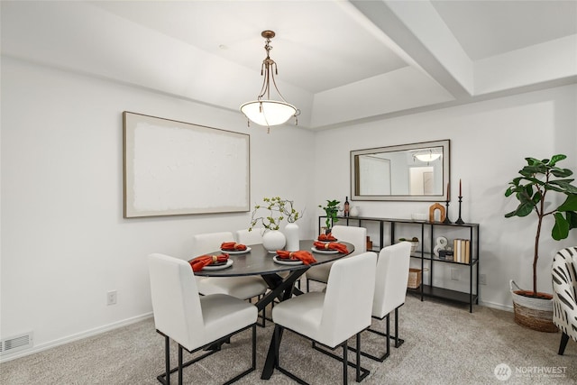 4133 156th St SW Unit 7, Lynnwood, WA 98087 - dining room with light carpet and baseboards