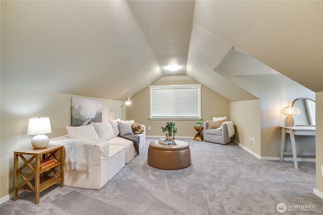 3212 Maplewood Cir NE, Tacoma, WA 98422 - living room with vaulted ceiling and carpet flooring