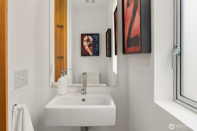 bathroom with a sink