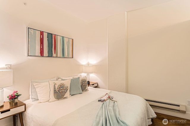 2911 2nd Ave Unit 513, Seattle, WA 98121 - bedroom with a baseboard heating unit