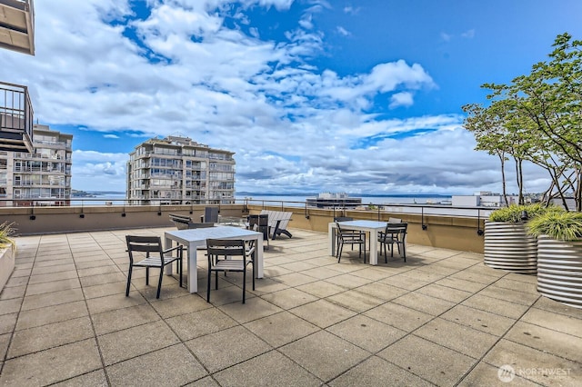 2911 2nd Ave Unit 513, Seattle, WA 98121 - view of patio / terrace with outdoor dining area