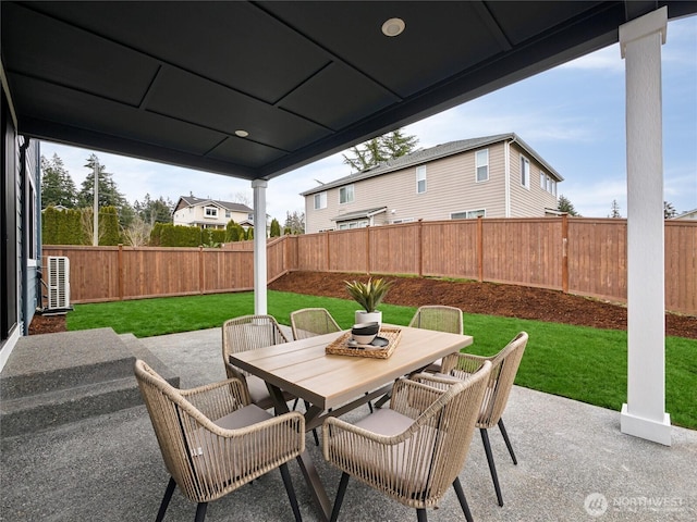 11455 SE 84th St Unit 43, Newcastle, WA 98056 - view of patio / terrace featuring outdoor dining space