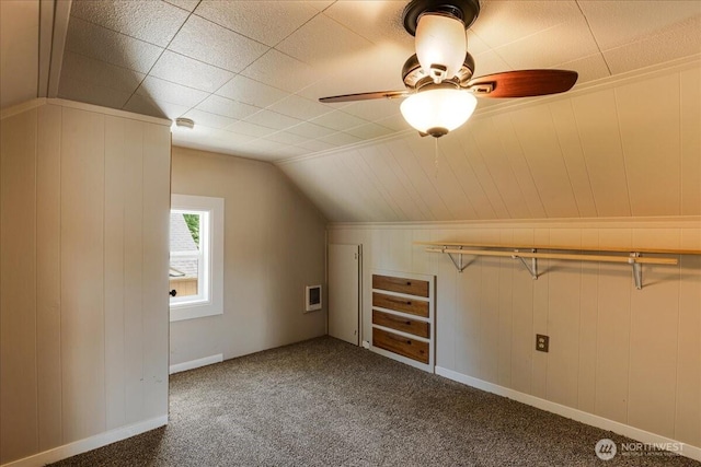 3270 Pine St, Longview, WA 98632 - bonus room featuring carpet floors, ceiling fan, and lofted ceiling