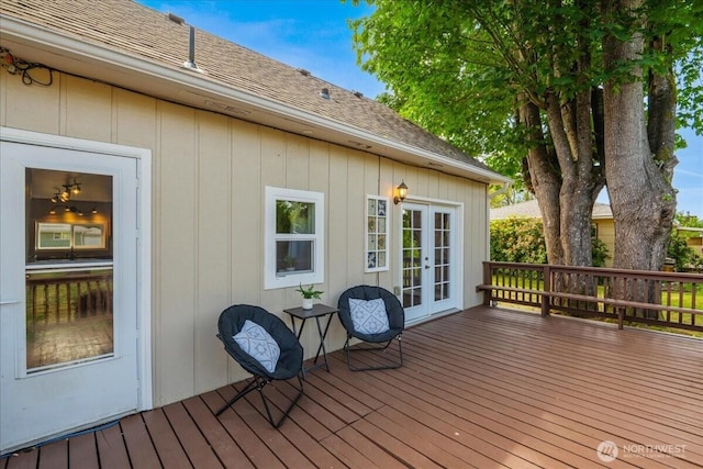 3270 Pine St, Longview, WA 98632 - wooden terrace featuring french doors
