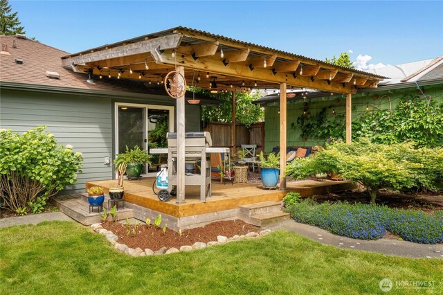 11008 2nd Ave S, Seattle, WA 98168 - view of patio featuring a pergola