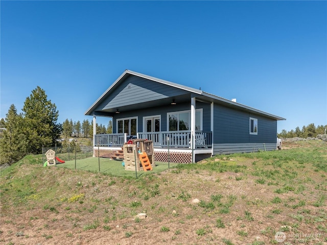 202 Chipmunk Trail Rd, East Wenatchee, WA 98802 - view of front of property with a deck