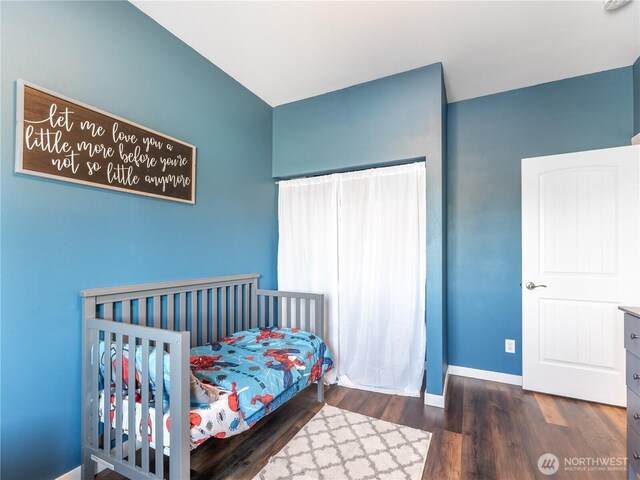 202 Chipmunk Trail Rd, East Wenatchee, WA 98802 - bedroom with wood finished floors and baseboards