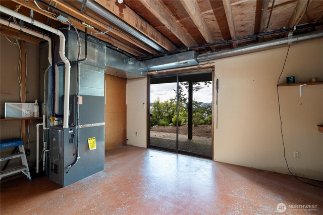 15127 Gibralter Rd, Anacortes, WA 98221 - below grade area with heating unit