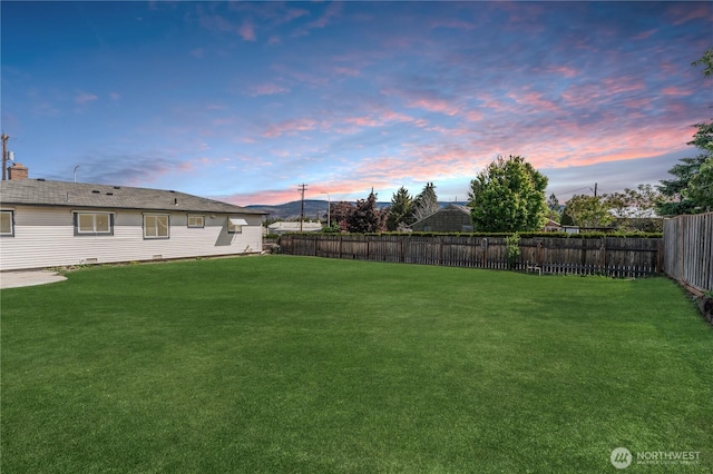 1819 Springwater Ave, Wenatchee, WA 98801 - view of yard at dusk