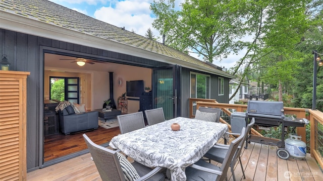 4017 239th Pl SE, Sammamish, WA 98029 - wooden deck with outdoor dining space
