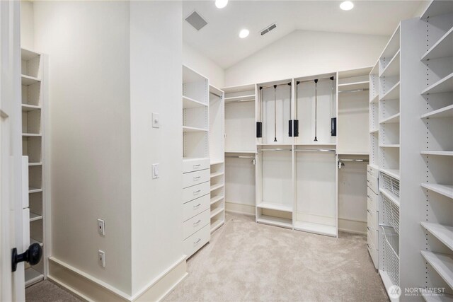 4155 212th Way SE, Sammamish, WA 98075 - walk in closet with vaulted ceiling and light colored carpet